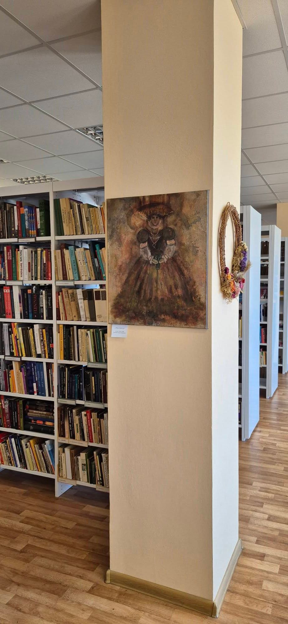 Vaidos Prušinskienės darbų paroda Šėtos bibliotekoje