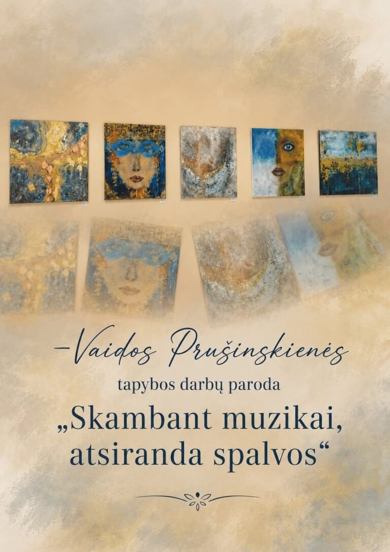 Vaidos Prušinskienės tapybos darbų paroda Josvainių bibliotekoje!